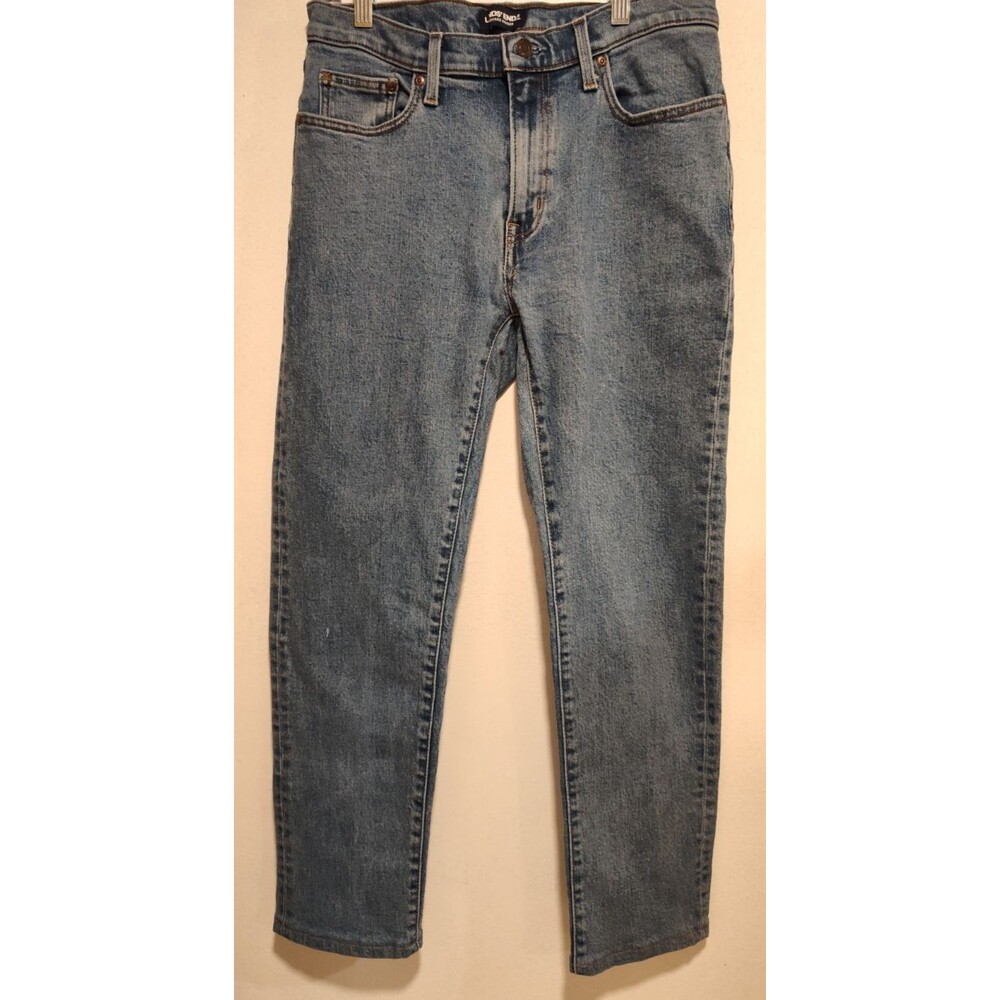 Lands' End Men's Blue Jeans Size 32 Denim Slim Fit Square Rigger 5 Pocket